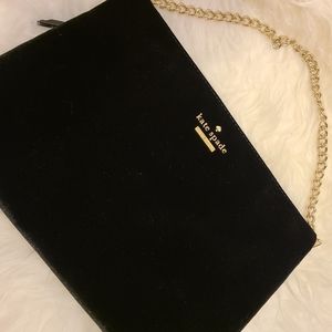 Kate Spade Velvet Crossbody/Clutch